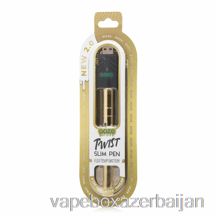 Vape Azerbaijan Ooze Slim Twist Pen 2.0 Flex Temp Battery Lucky Gold